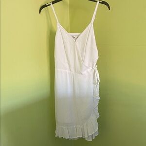 Hollister White Asymmetrical Dress